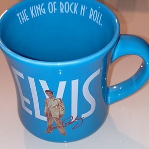 ELVIS Blue Rock N' Roll Mug